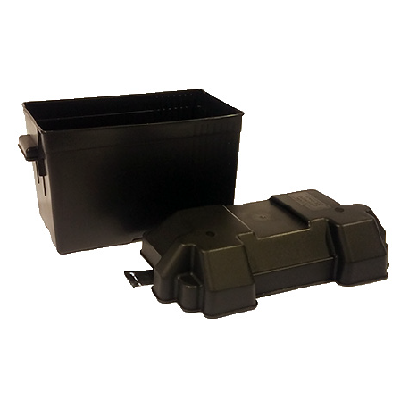 Group 24 Battery Box, Vented, Black
