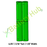 4.8v AA 2x2 NiCAD Rechargeable Battery Pack 17970
