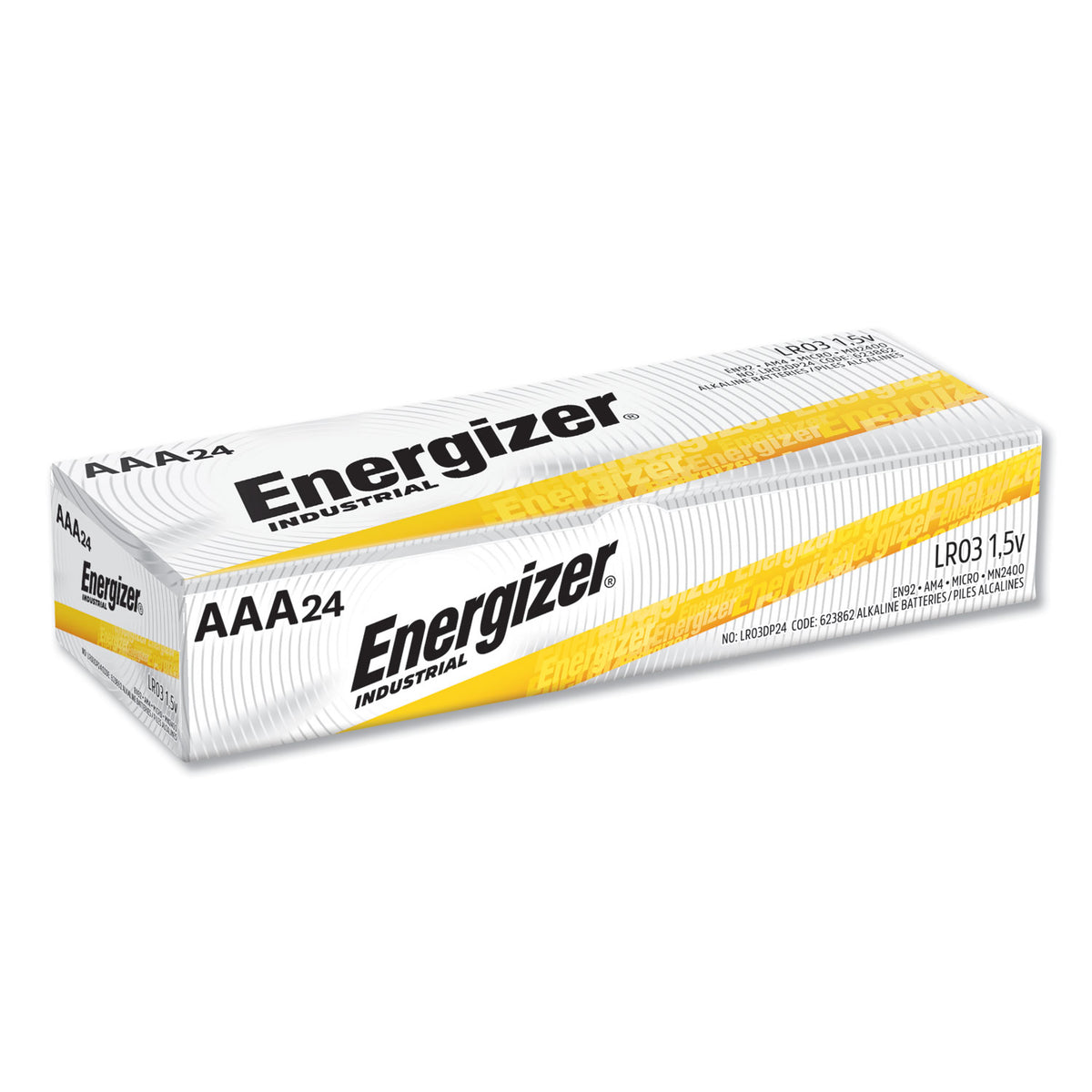 Energizer Industrial 24 Hub Battery Alkaline – Batteries, AAA Batteries/Box