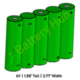 6v AA Row NiCD Battery Pack 17930