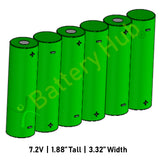 7.2v AAx6 Row K5109 Rechargeable Battery Pack