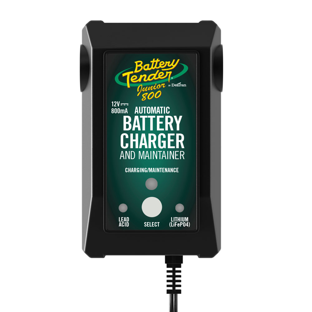 Battery Tender® 12V, 800mA, Lead Acid/Lithium Selectable Battery