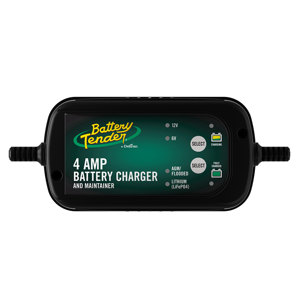 Battery Tender® 6V/12V, 4 Amp Lead Acid &amp; Lithium Selectable 