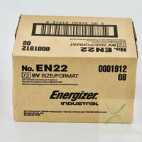 Energizer Industrial 9V Alkaline Batteries, 12 Batteries/Box